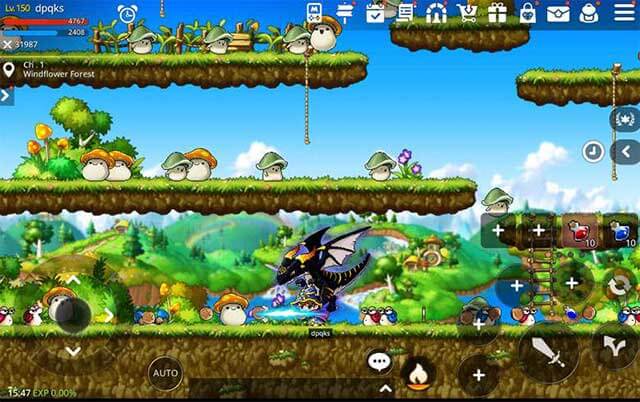 Cách điều khiển trong game MapleStory M