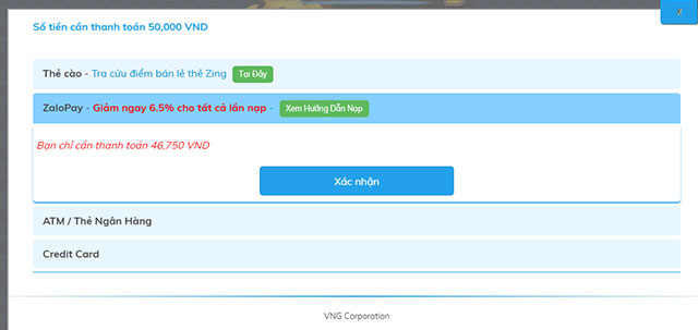 Xác nhận thanh toán
