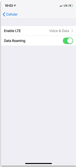 Sửa lỗi mất kết nối trên iPhone