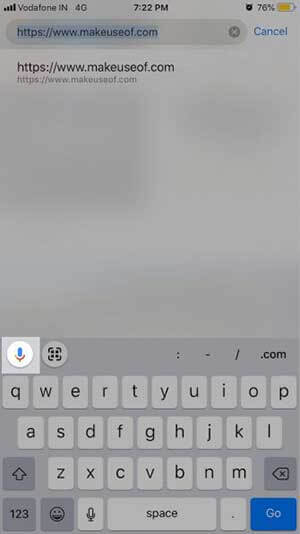 Tìm kiếm trên Chrome bằng giọng nói