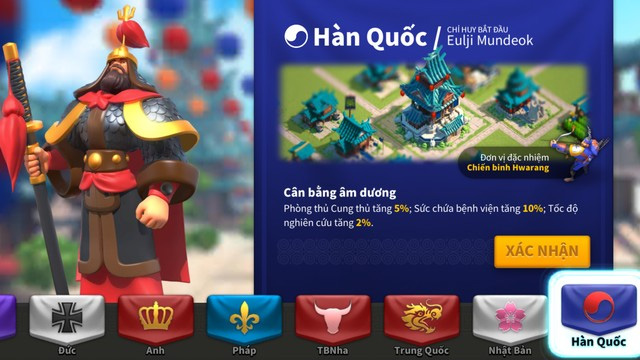 Quốc gia Hàn Quốc trong Rise of Civilizations