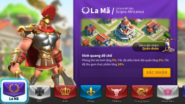 Đế chế La Mã trong Rise of Civilizations