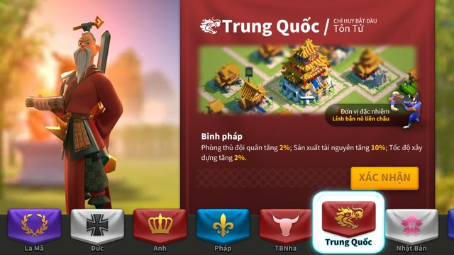 Quốc gia Trung Quốc trong Rise of Civilizations