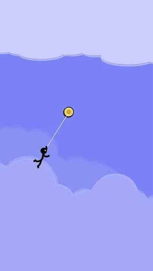 Hãy điều khiển Swing Man đu dây trên khung trung và vượt qua vạch đích