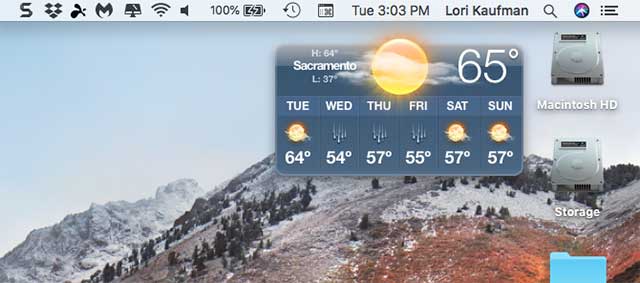 Kéo các bảng widget vào màn hình desktop