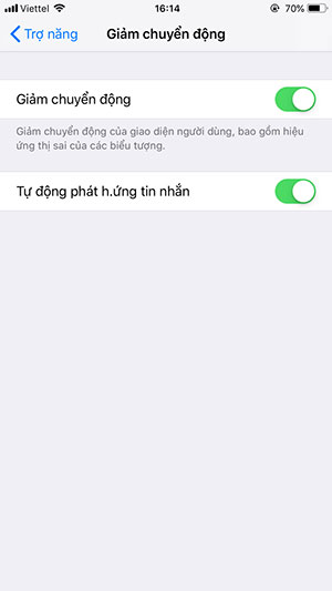 Kích hoạt tính năng chống mỏi mắt