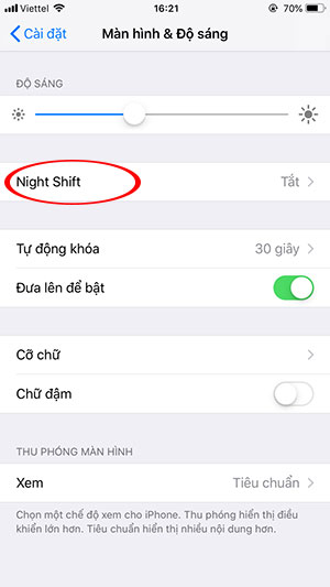 Kích hoạt ánh sáng vàng