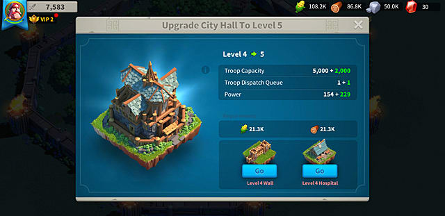 Nâng cấp nhà chính trong RoC