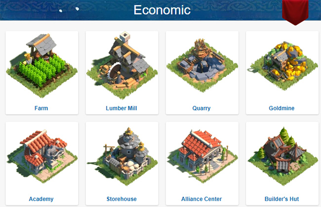 Danh sách nhà trong Rise of Civilizations 