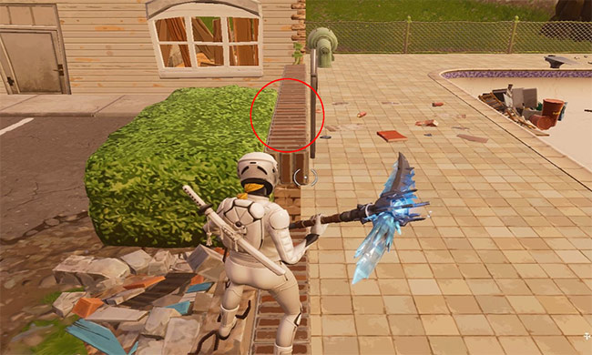 Sử dụng Cuốc đúng cách trong Fortnite