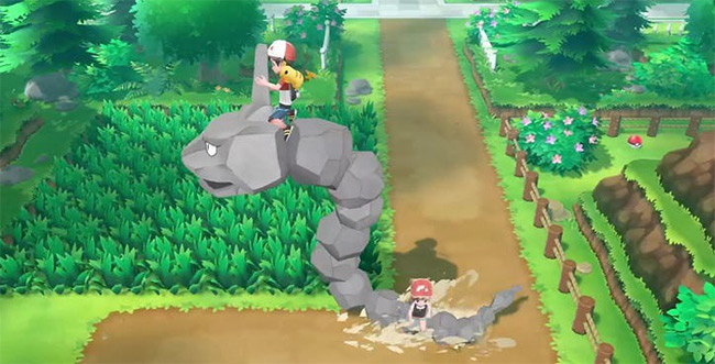 Cưỡi Pokemon trong Pokemon: Let's Go