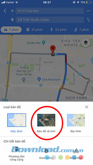 Chuyển đổi chế độ xem