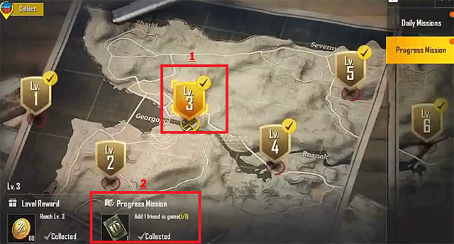 Nhiệm vụ trong PUBG Mobile để nhận Rename Card