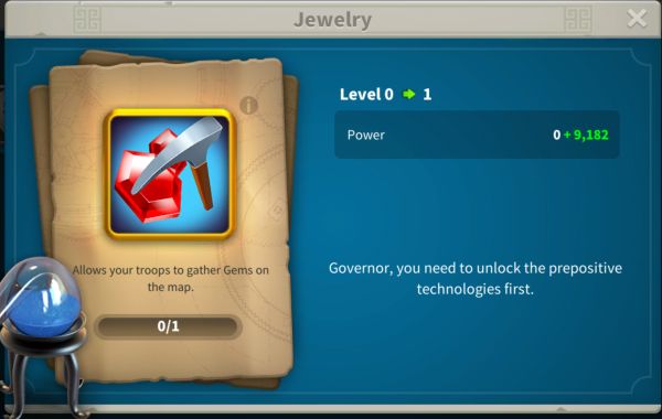 Khai thác mỏ Gem trong RoC