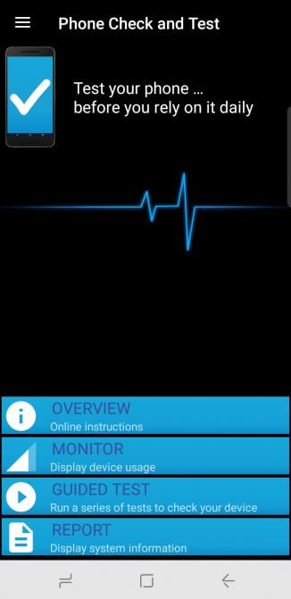 Kiểm tra điện thoại bằng Phone Check