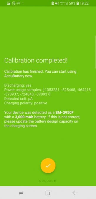 Giao diện AccuBattery