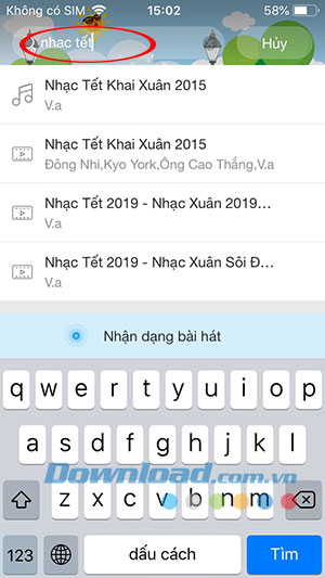 Danh sách nhạc Tết