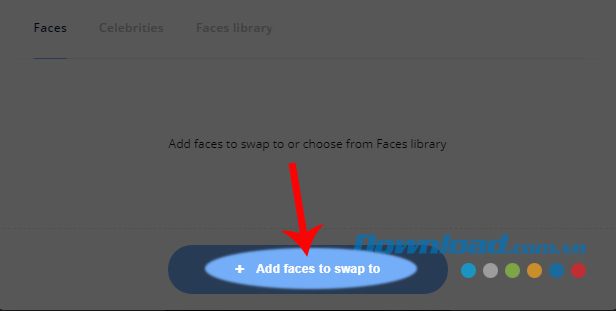 Chọn để thêm mặt sẽ ghép