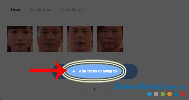 Thêm ảnh mặt người sẽ chèn