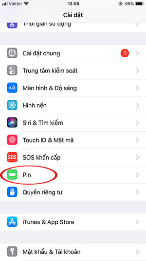 Cách tiết kiệm pin iPhone