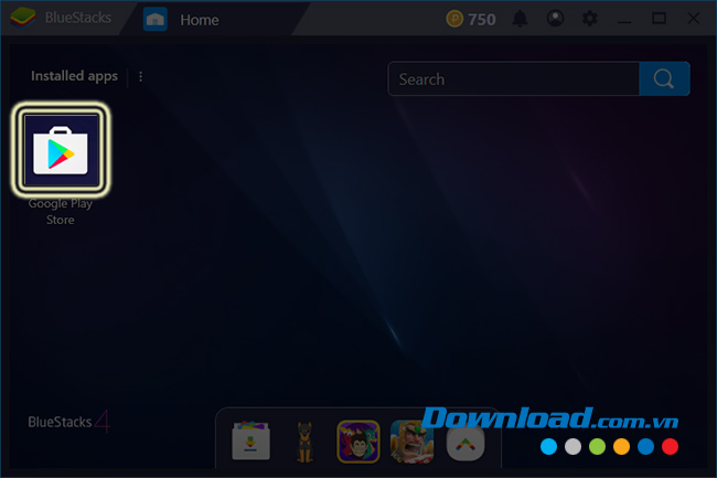 Giao diện chính của 