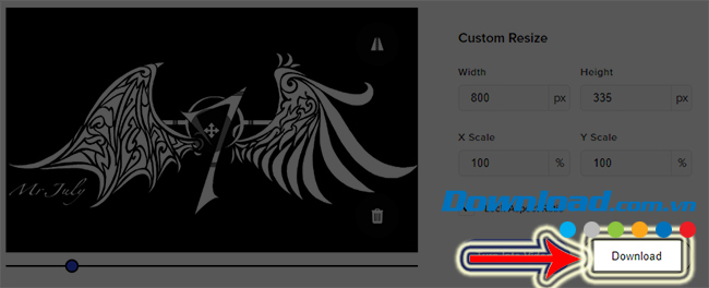 Nhấn vào Download