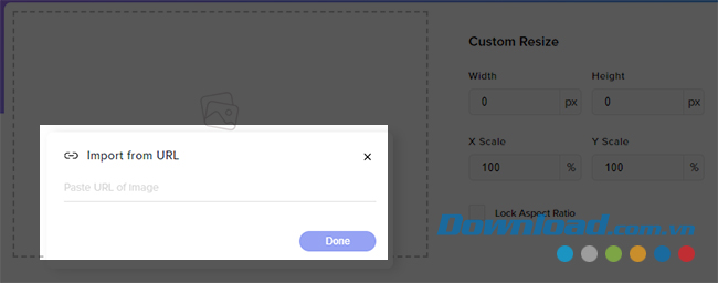 Nhập đường dẫn ảnh làm ảnh cover Facebook