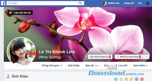 Đặt tên phụ Facebook