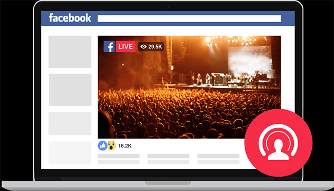Ứng dụng stream video Facebook Live