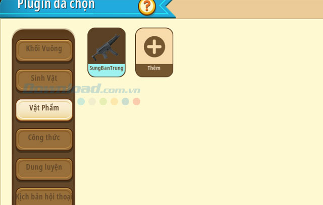 Chọn Plugin vừa chỉnh sửa