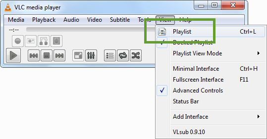 Phát Podcast bằng VLC
