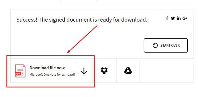 Tải tài liệu PDF đã ký