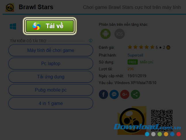 Tải Brawl Stars cho PC