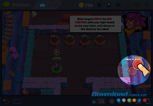 Nút bắn trong Brawl Stars