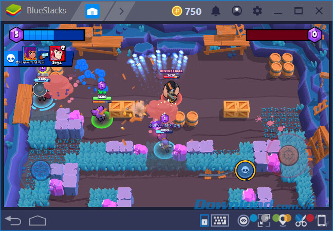 Chơi Brawl Stars trên máy tính bằng giả lập 
