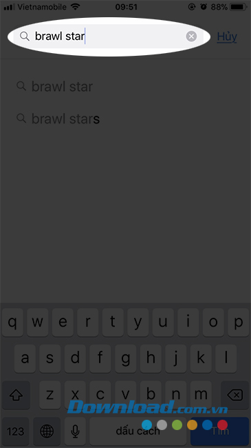 Tìm kiếm game trong App Store