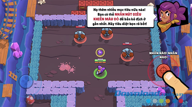 Chơi game Brawl Stars trên điện thoại