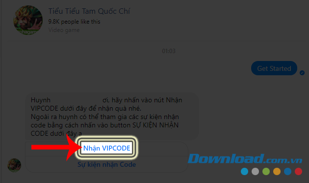 Nhận code tân thủ từ Tiểu Tiểu Tam Quốc Chí