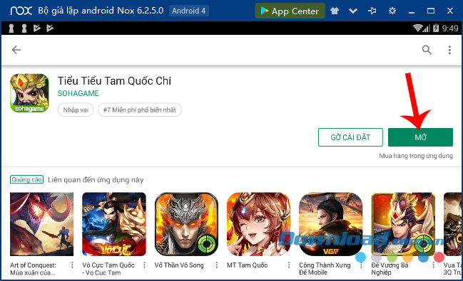 Mở game Tiểu Tiểu Tam Quốc Chí