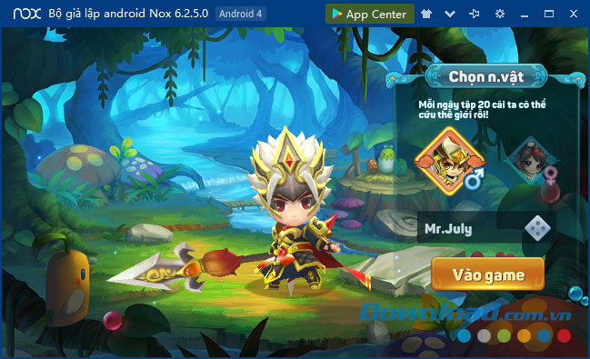 Đặt tên cho nhân vật 