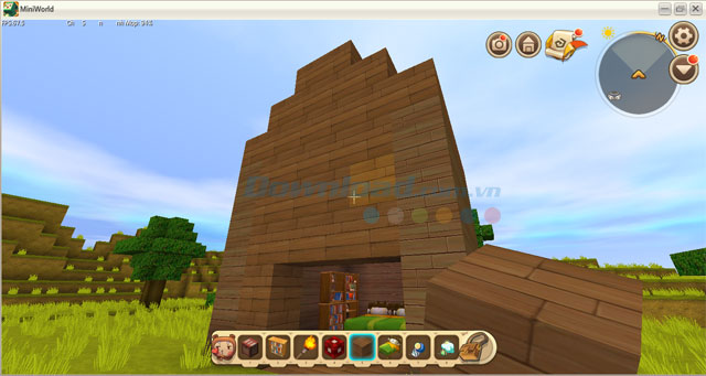 Xây nhà mới Mini World