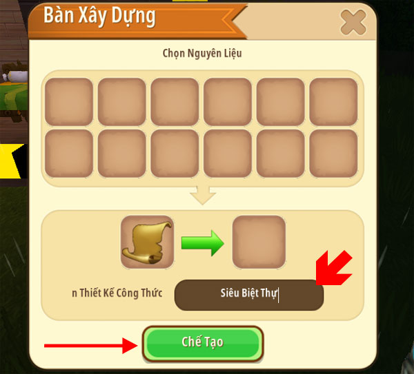 Ghi tên bản thiết kế Mini World