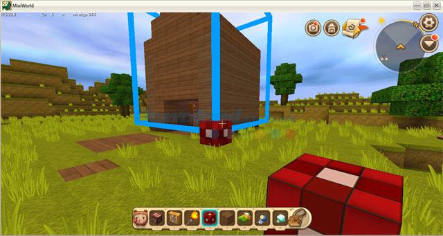 Sử dụng khối sao chép kiến trúc Mini World