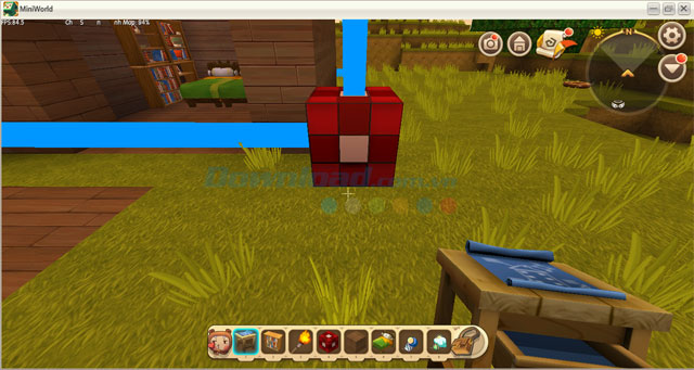 Đặt bản thiết kế Mini World