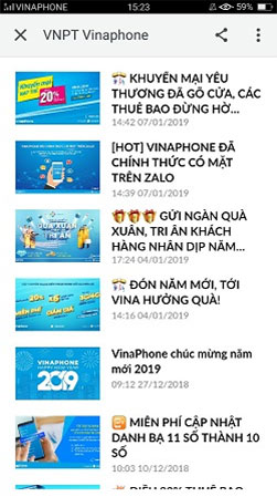 Khuyến mại của VinaPhone