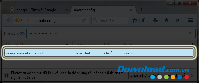 Click đúp chuột trái vào kết quả