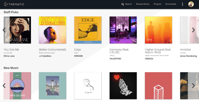 Tải nhạc từ Thematic