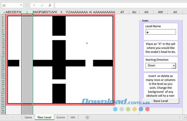 Giữ và kéo theo chiều ngang