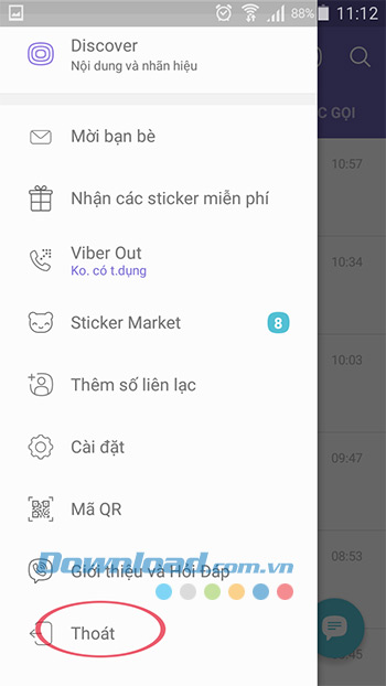 Thoát Viber