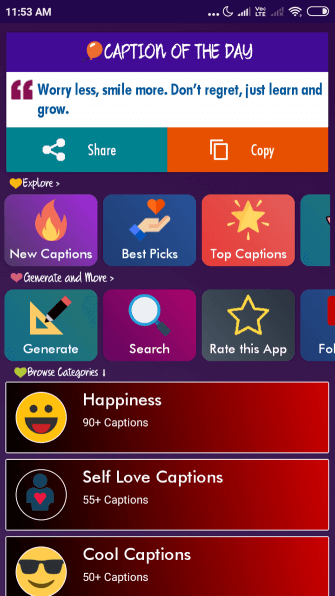 Captions for Photos 2019